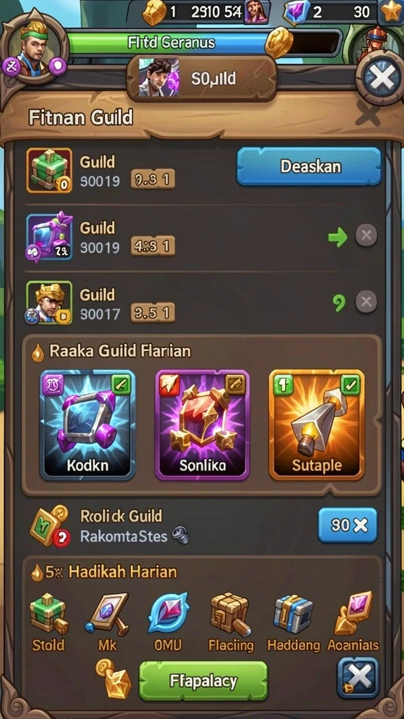 api5000 - Screenshot menampilkan karakter utama dalam aksi bertarung.