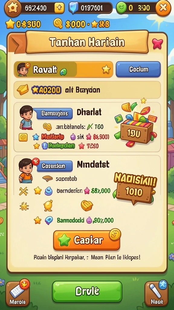fb168 - Karakter yang beragam untuk dipilih.