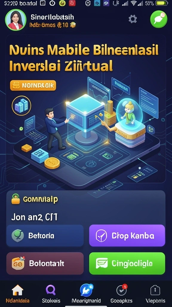 newidn - Tampilan utama dari aplikasi NEWIDN yang menarik dan user-friendly.