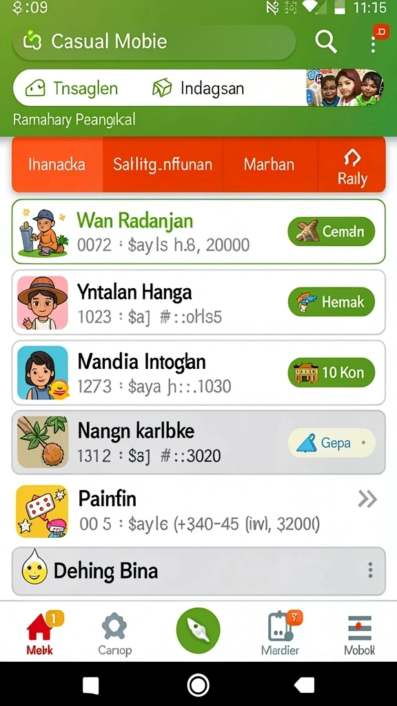 purislot - Tampilan antarmuka yang menarik dan modern.