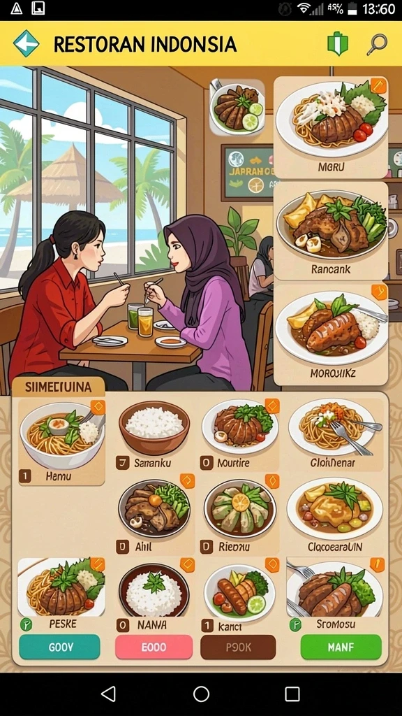qqstar - Tampilan antarmuka yang menarik dan interaktif.