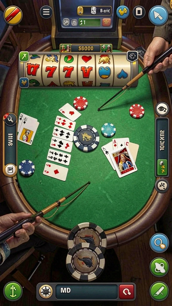 toopgws - Screenshot gameplay dengan karakter yang sedang bertarung.